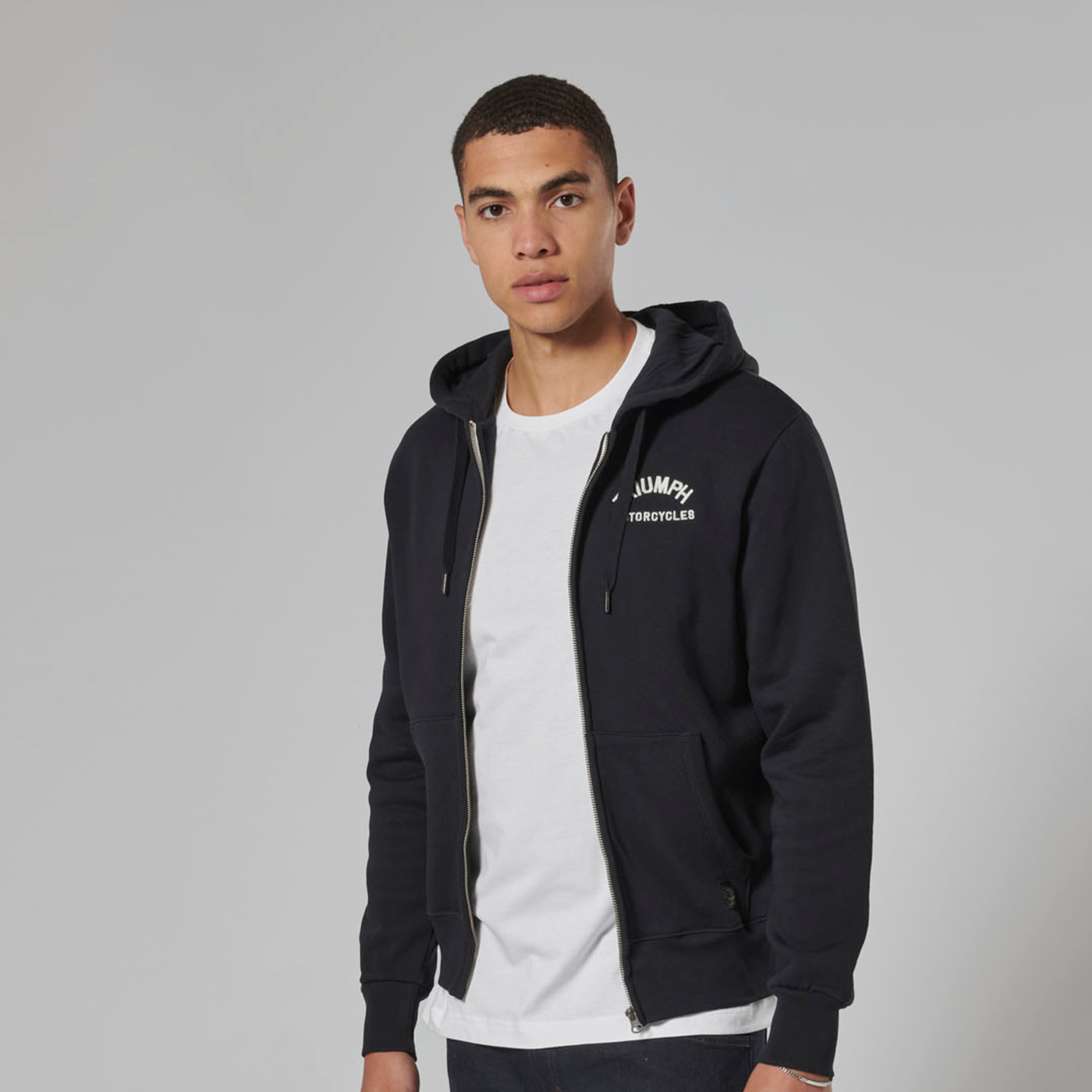 Triumph Dolan Full Zip Hoodie - Black