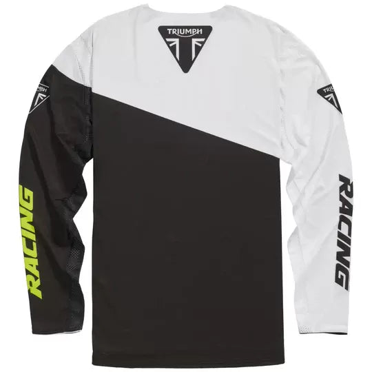 Triumph Racing Colour Block Jersey Black / White
