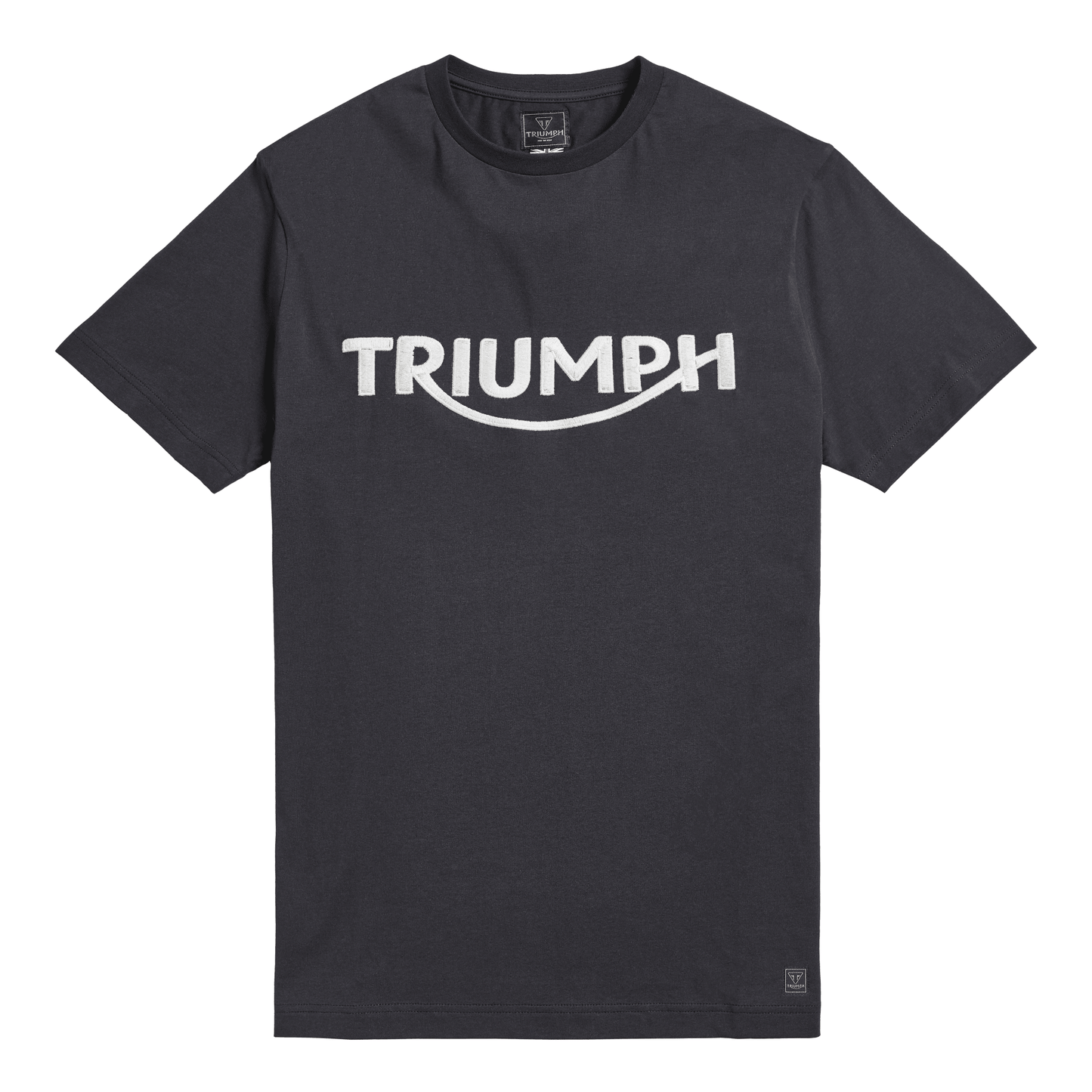 Triumph Bamburgh Embroidered Logo Tee - Jet Black