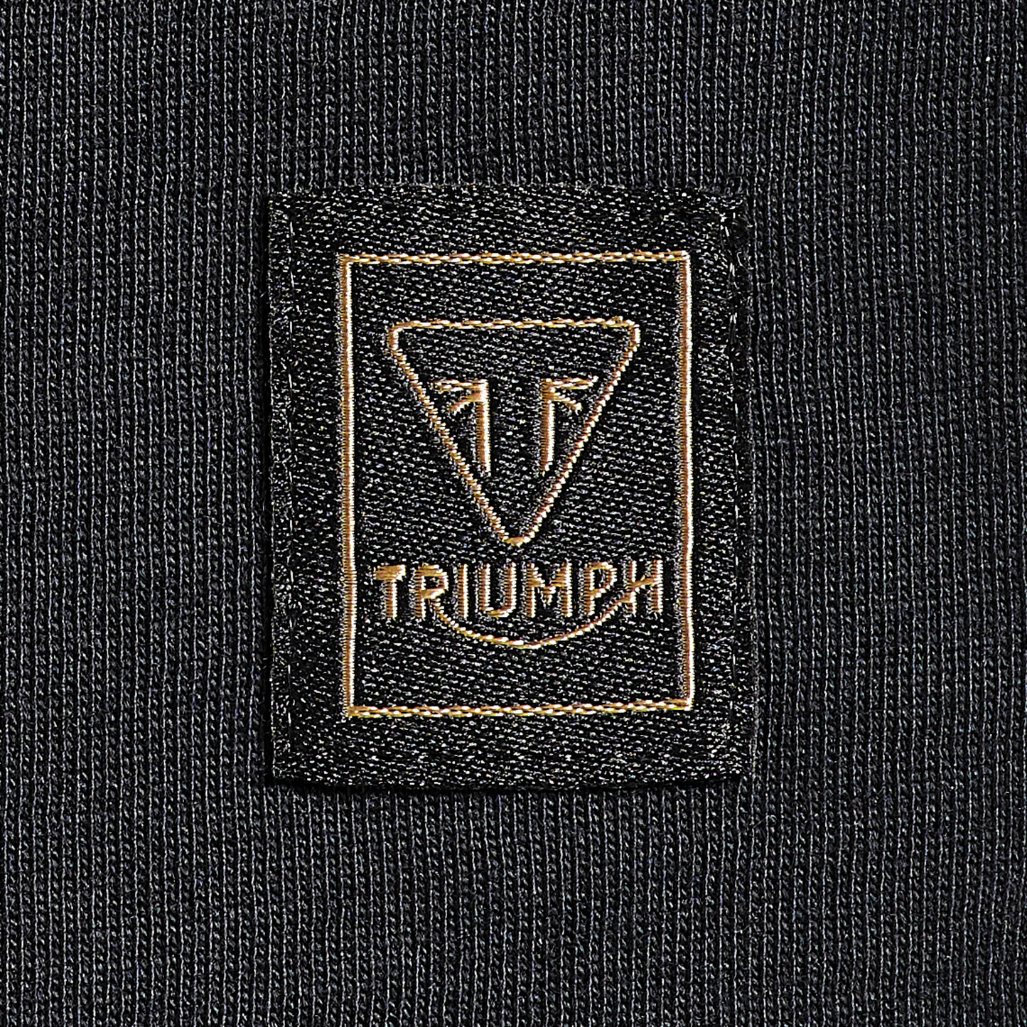 Triumph Bamburgh Embroidered Logo Tee - Jet Black