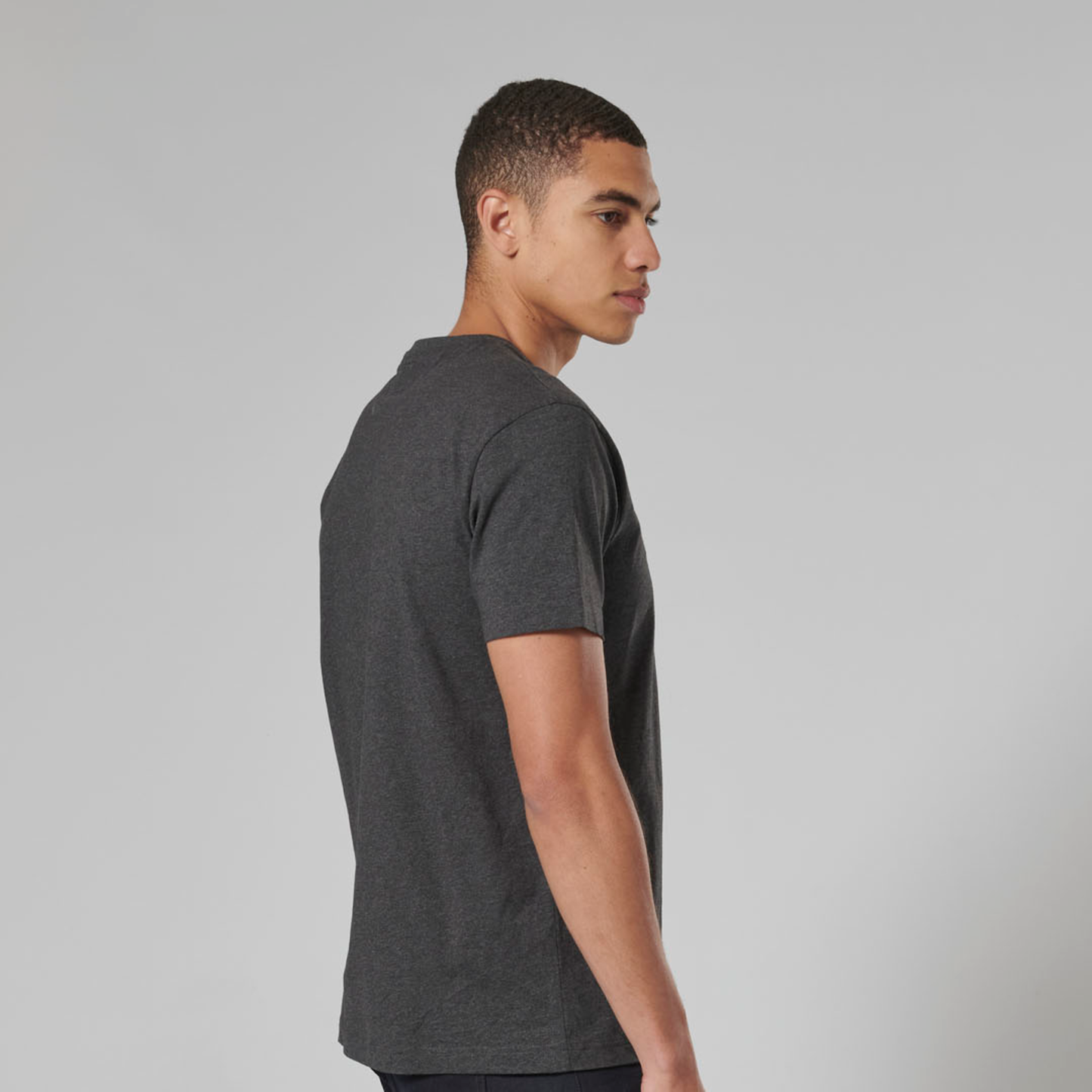 Triumph Bamburgh Embroidered Logo Tee - Black Marl