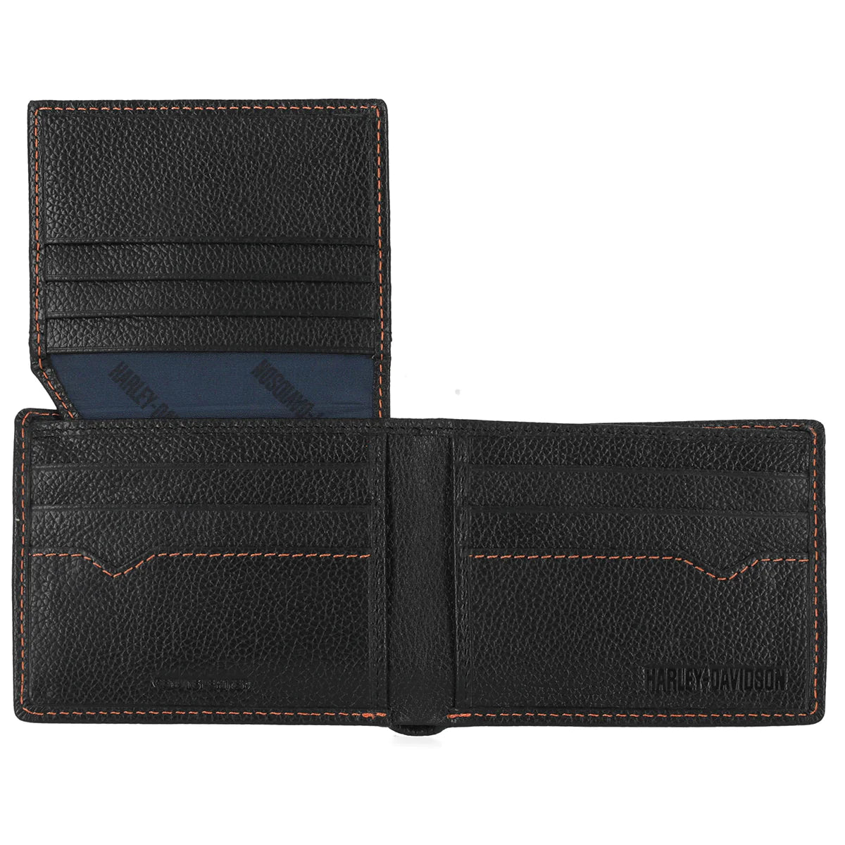 Harley-Davidson® Men's Willie G Skull Passcase Bi-Fold Wallet