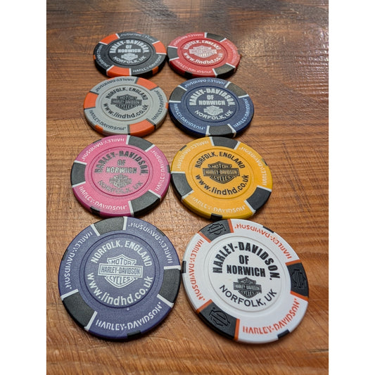 Harley-Davidson® Norwich Poker Chip