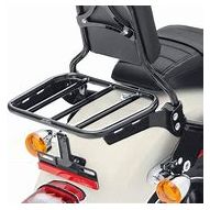 Harley-Davidson® Sport Luggage Rack for HoldFast Sissy Bar Uprights - Gloss Black