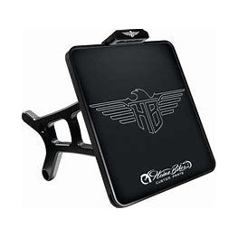 Heinz Bikes Side Mount License Plate Kit Swiss specification 180x140mm Black Anodized