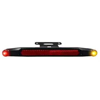 Heinz Nano 3 in 1 LED Lightbar with LED Turn Signals, Brake- and Taillight for Sportster S Black Powder Coated Tinted LED