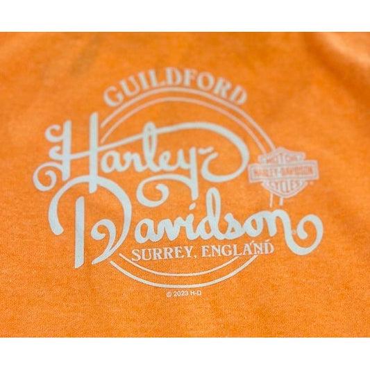 Harley-Davidson® Women's "Straight Name" Guildford H-D Dealer T-Shirt