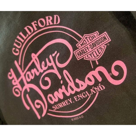 Harley-Davidson® Women's "Pink B-S" Guildford H-D Dealer T-Shirt