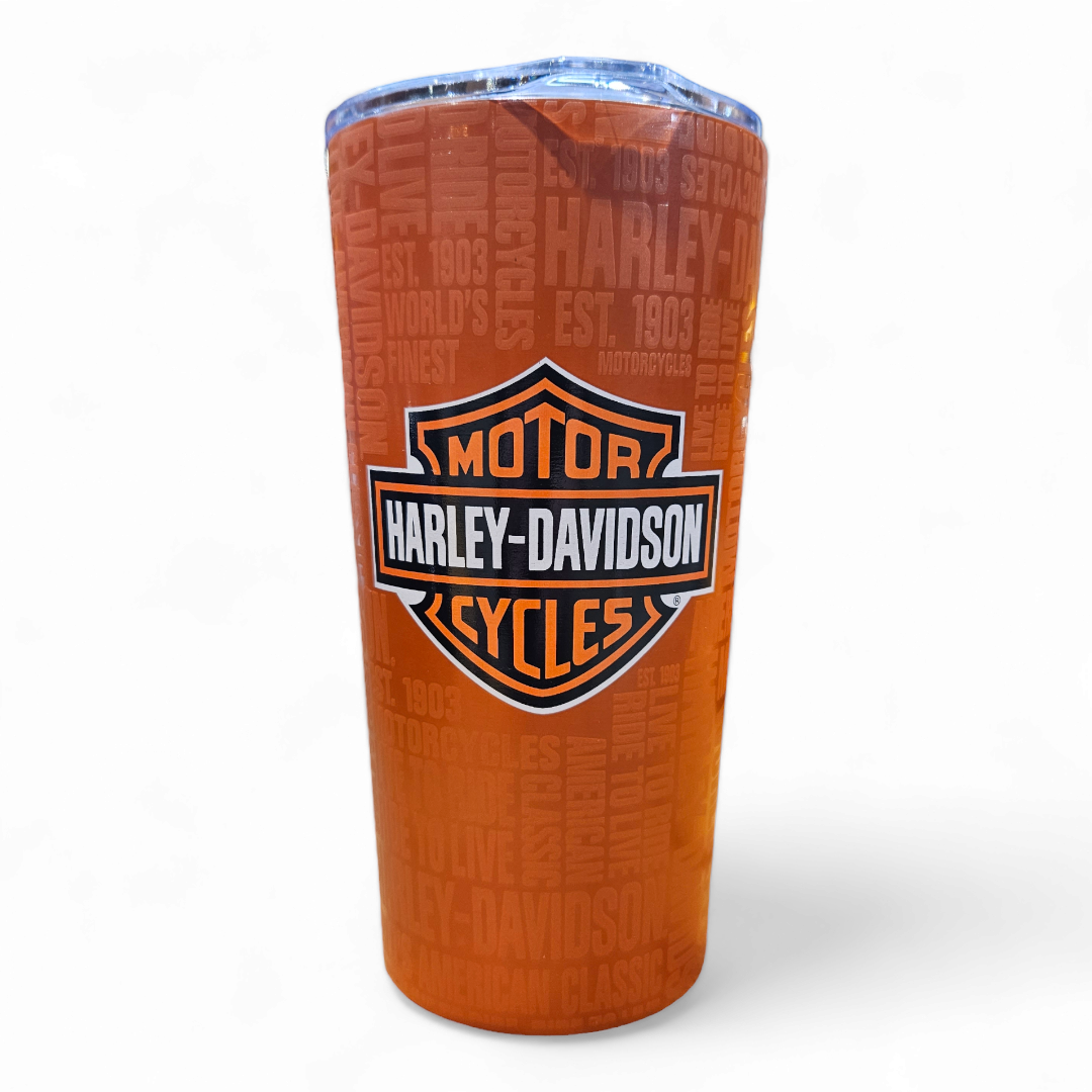 Harley-Davidson® Repeat Travel Mug, Bar & Shield Double-Wall Stainless Steel Mug