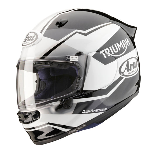 Triumph Arai Quantic Helmet - Black/White