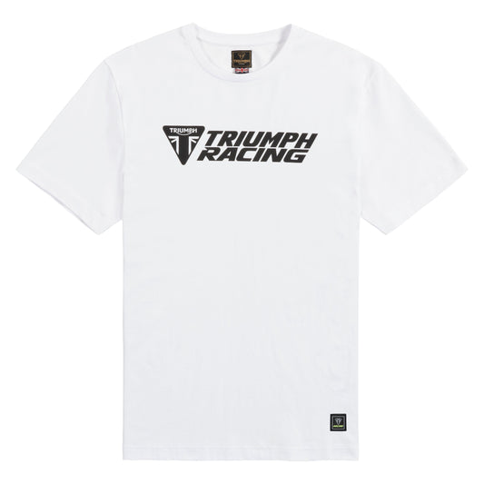 Triumph Racing Short Sleeve T-Shirt - White