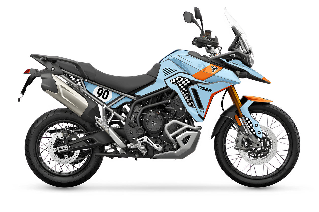 SPEEDWAY Blue Triumph Tiger 900 Full Graphics Kit TR0635