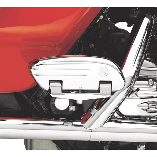 Harley-Davidson® Swept Wing Passenger Footboard Pans - Grooved