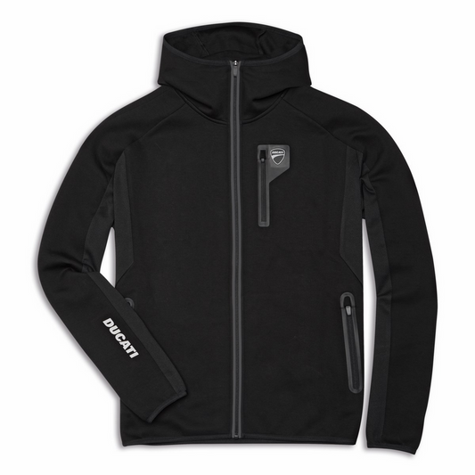 Ducati Reflex Attitude 3.0 Men's Hooded Sweatshirt Black