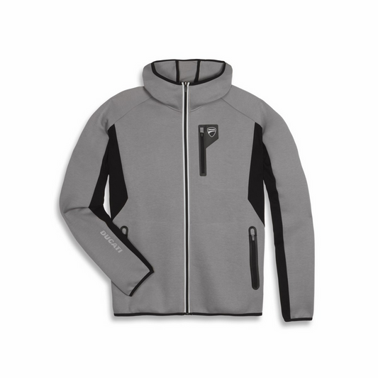Ducati Reflex Attitude 3.0 Men's Hooded Sweatshirt Grey