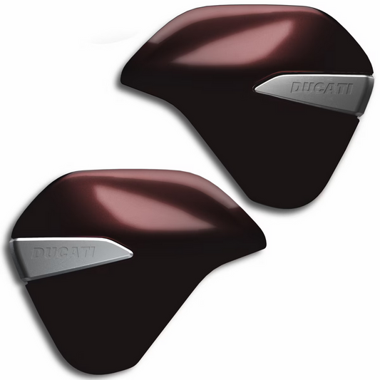 Ducati Semi-Rigid Pannier Side Covers for XDiavel V4 - Black Lava