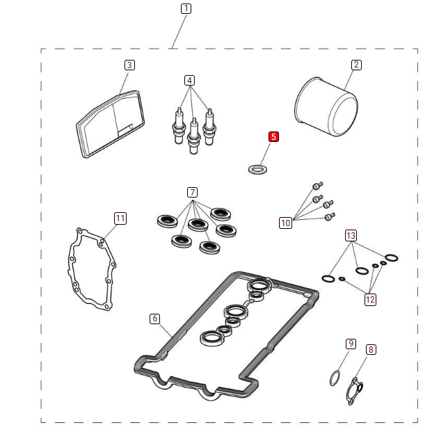 Triumph Street Triple, Street Triple  A2, S, R, RS, RX, Moto 2 Genuine Engine Service Kit & Engine Oil