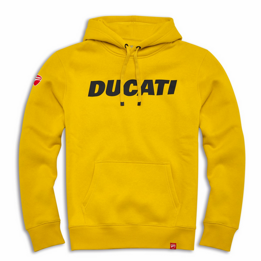 Ducati Logo Hooded Sweatshirt Yellow