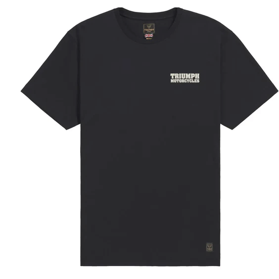 Triumph Hello Moto Tee Black