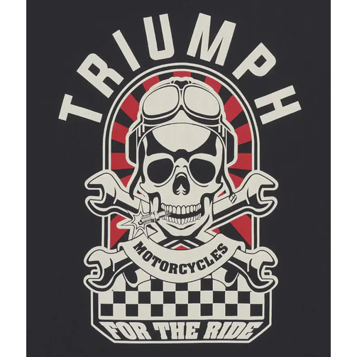 Triumph Hello Moto Tee Black