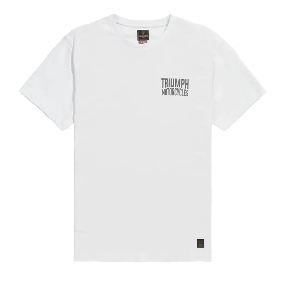 Triumph End Game Tee White