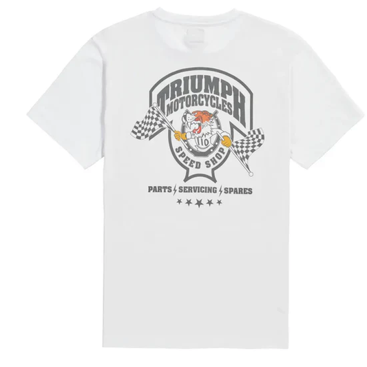 Triumph End Game Tee White
