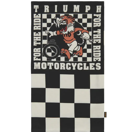 Triumph New Boots Neck Tube Black / Bone