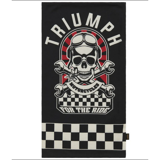 Triumph Hello Moto Neck Tube Black / Bone