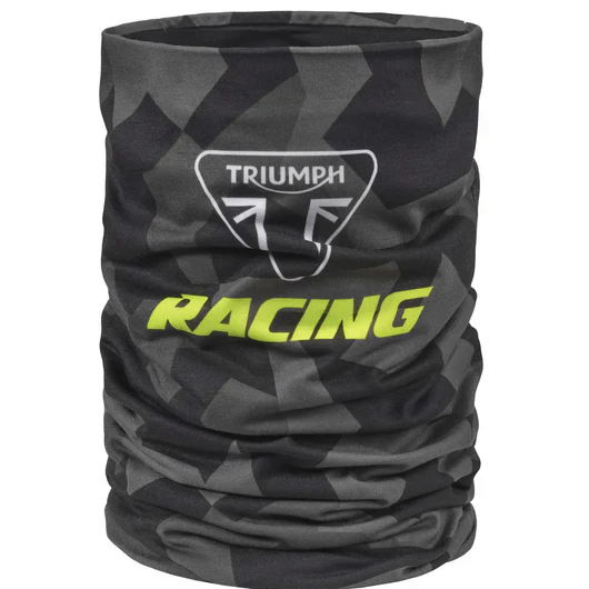 Triumph Racing Camo Neck Tube Black / Fluro