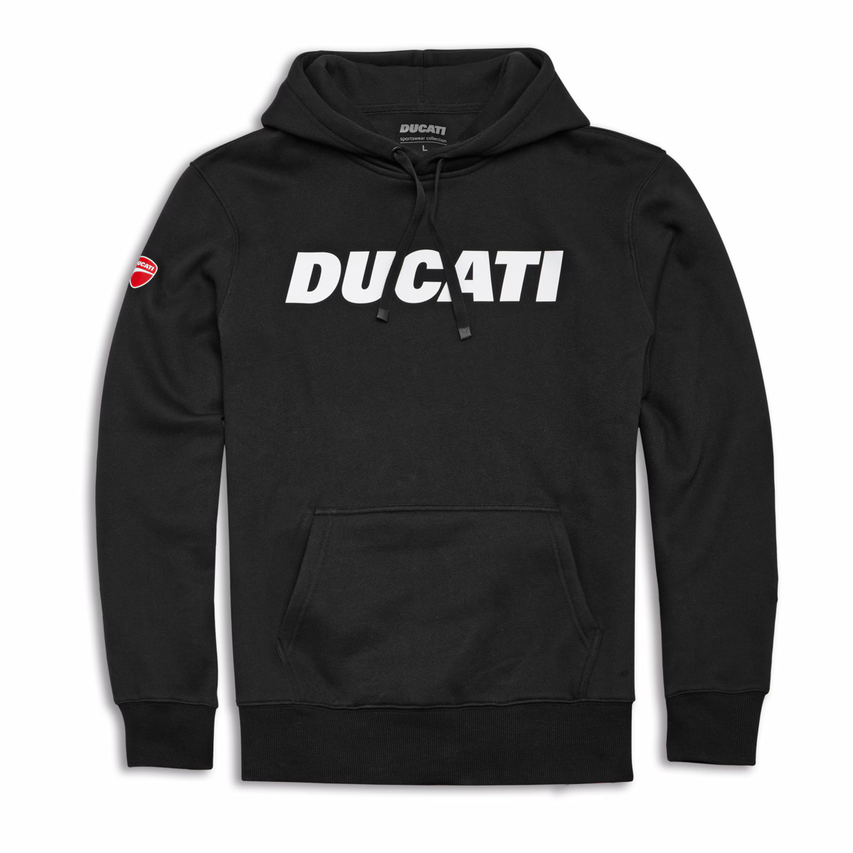 Ducati Essential Hooded Sweatshirt Black