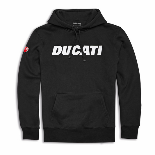 Ducati Essential Hooded Sweatshirt Black