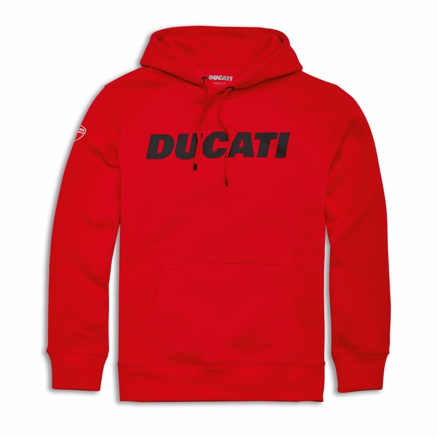 Ducati Essential Hooded Sweatshirt Red