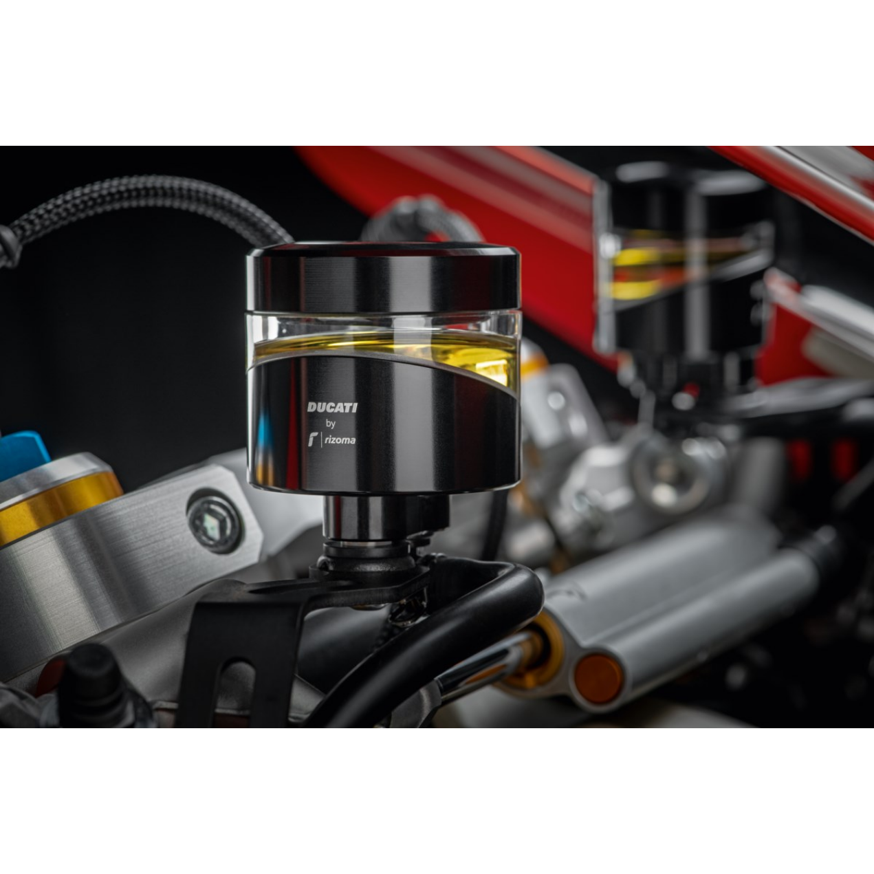 Ducati Rizoma Brake Fluid Reservoir Black