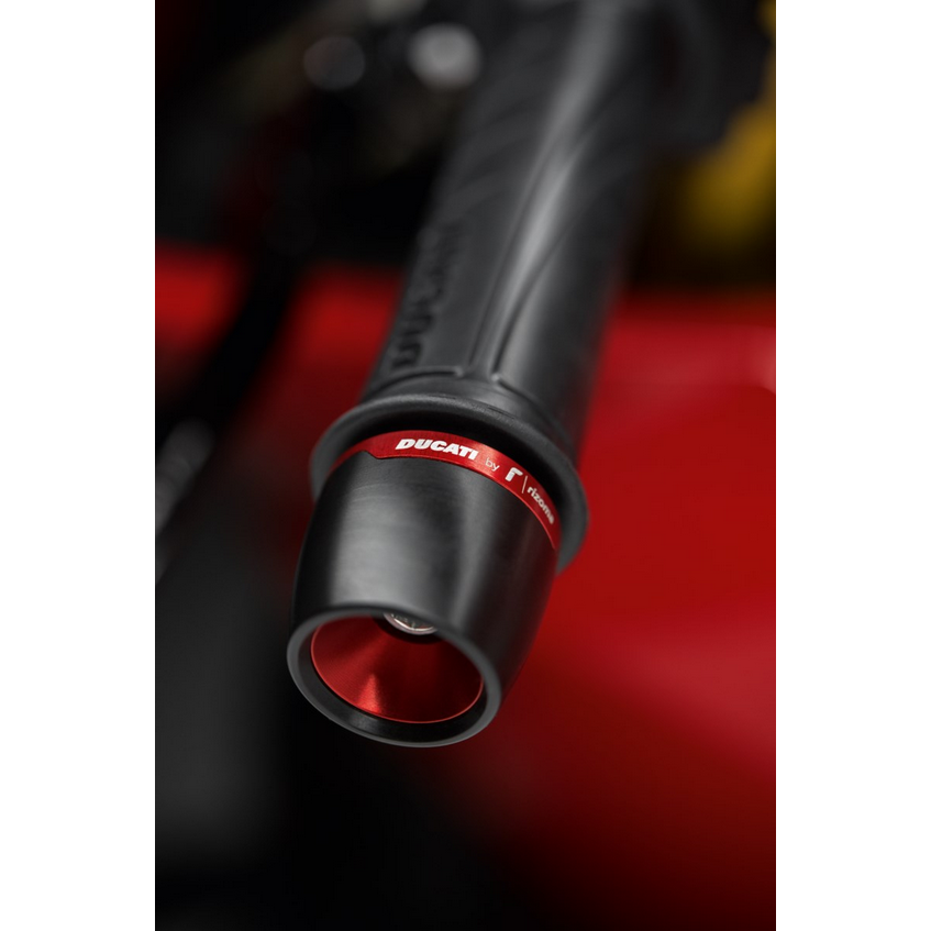 Ducati Rizoma Billet Aluminium Handlebar Balancing Weights - Red