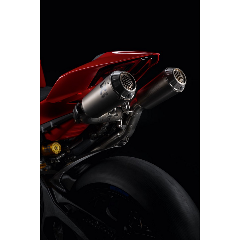 Ducati Akrapovič Complete Titanium Racing Exhaust System Panigale V4 V4S V4S CORSE V4R TRICOLORE