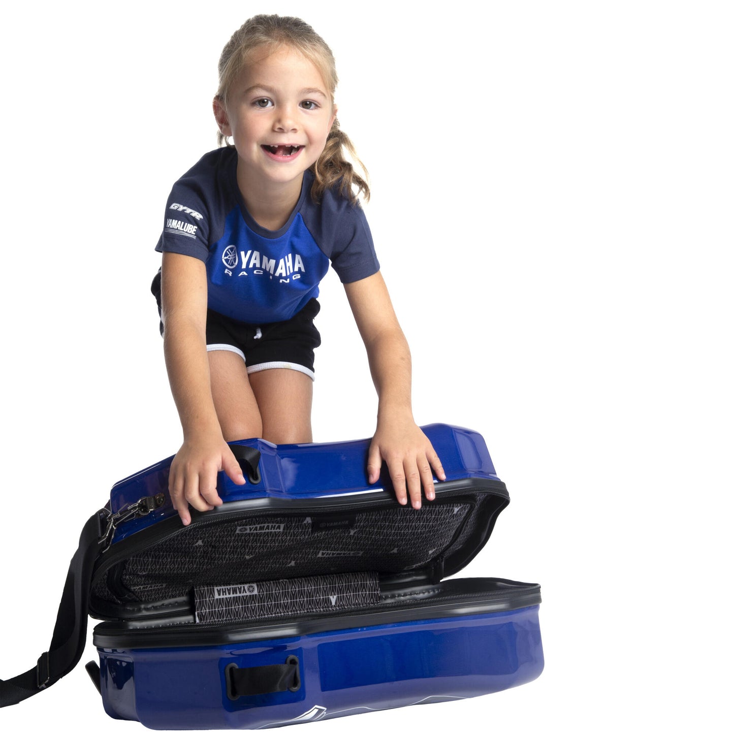 Yamaha Paddock Blue Kids Ride-on Suitcase