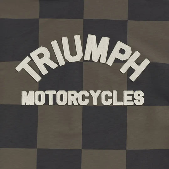 Triumph Carter Coach checkerboard Jacket Iron / Black