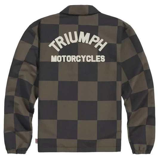 Triumph Carter Coach checkerboard Jacket Iron / Black
