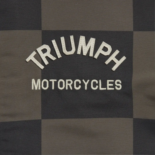 Triumph Carter Coach checkerboard Jacket Iron / Black