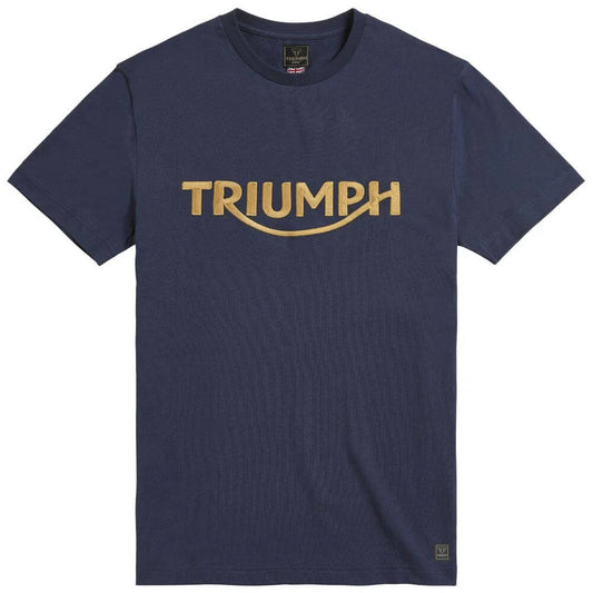 Triumph Bamburgh Embroidered Logo Tee - Black Iris