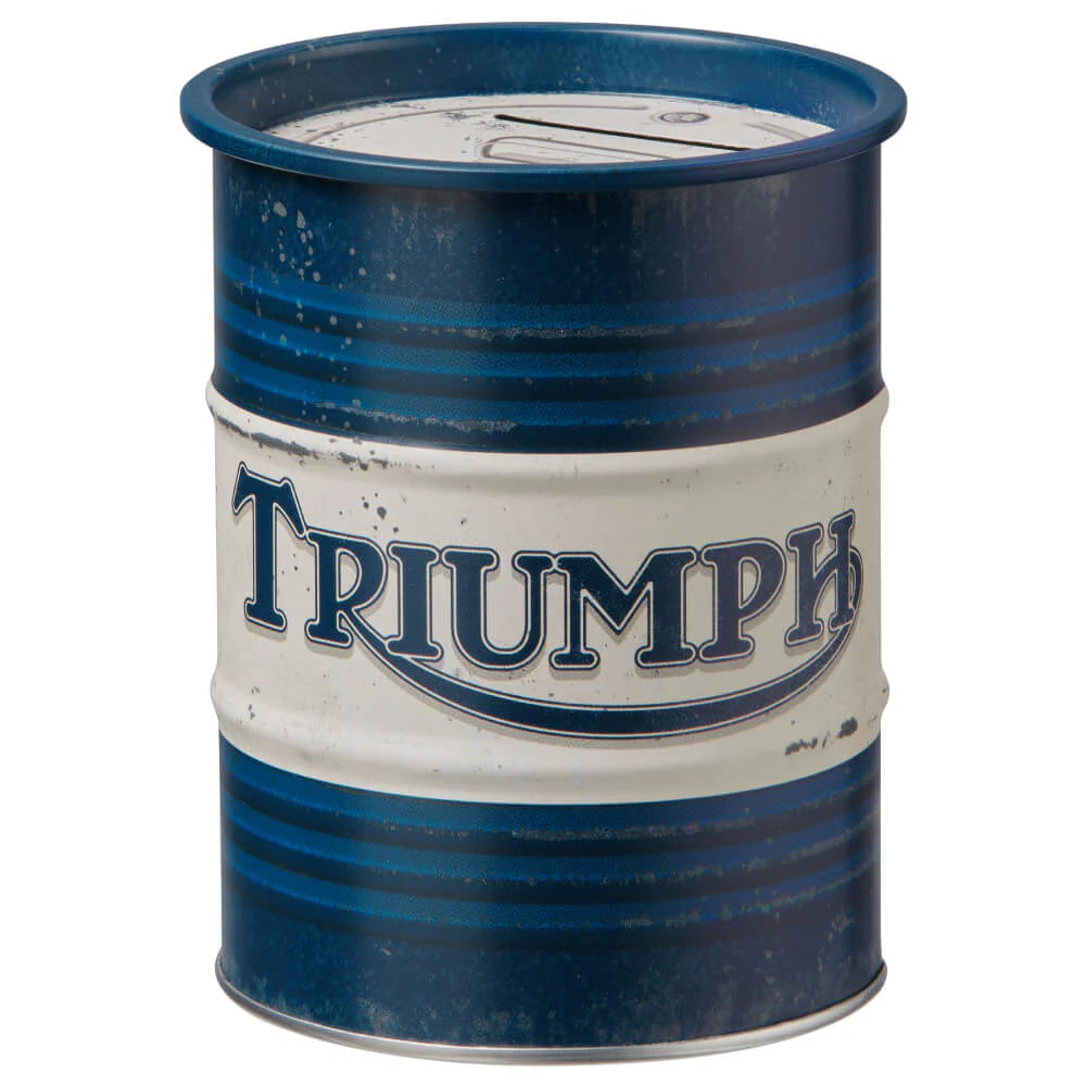 Triumph Oil Barrel Money Box