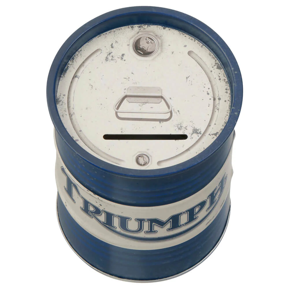 Triumph Oil Barrel Money Box