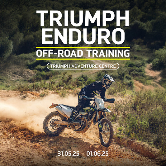 EVENT: Triumph Enduro Off-Road Training - Triumph Adventure Centre 31.05.25 - 01.06.25