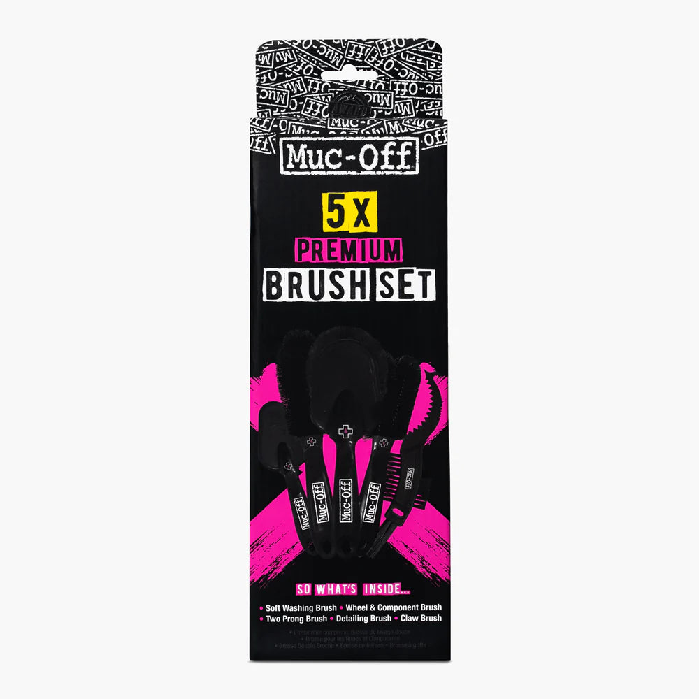 5x Premium Brush Set - Muc-Off