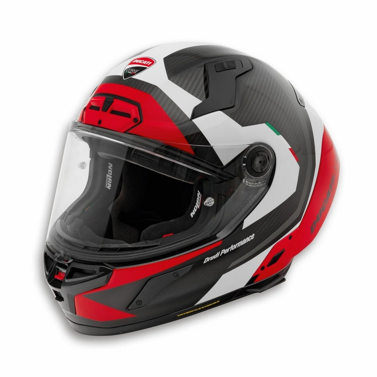 Ducati Full-Face Helmet - Speed Evo V2 Black/White Unisex