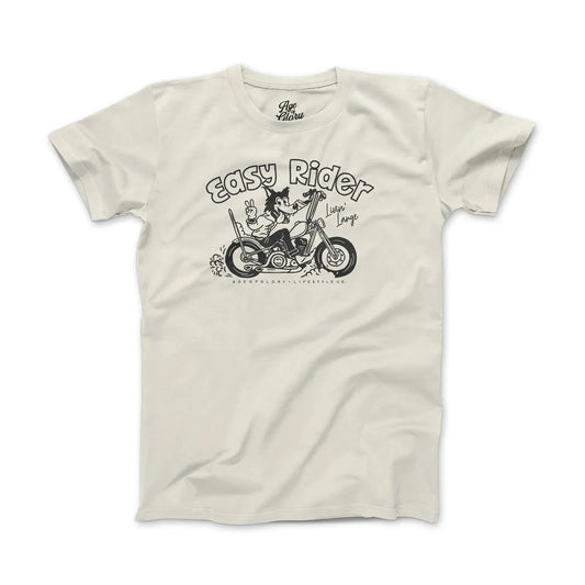 Age of Glory Men's Easy Rider Tee Off-white