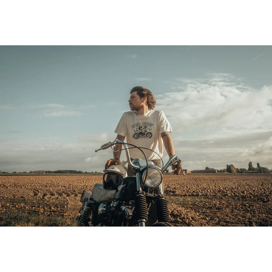 Age of Glory Men's Easy Rider Tee Off-white