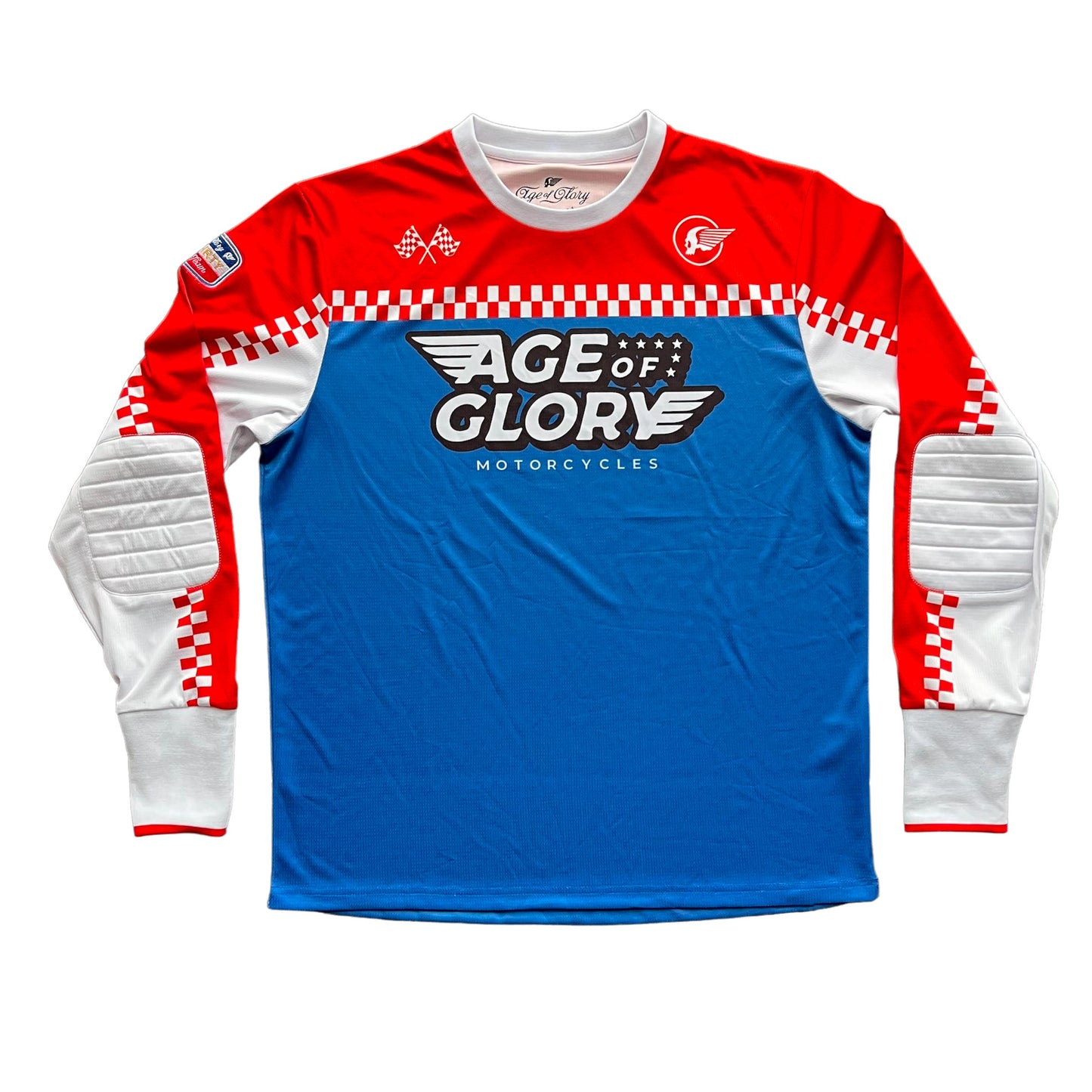 Age of Glory Racing Mesh Jersey - Blue Red White