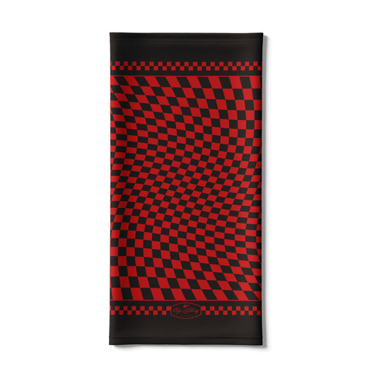 Age of Glory Twisted Checkers Neck Tube - Red