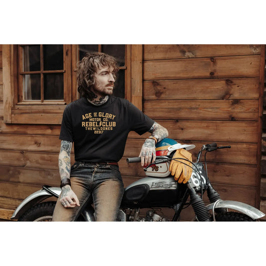 Age of Glory Men's Wild Ones T-Shirt Black
